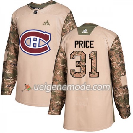 Herren Eishockey Montreal Canadiens Trikot Carey Price 31 Adidas 2017-2018 Camo Veterans Day Practice Authentic